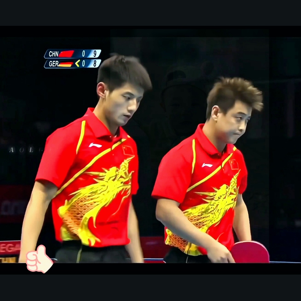 瑞典乒乓球队完胜德国乒乓球队，王皓制霸全场